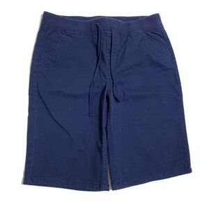 Justice girls 16Y elastic waist chino shorts